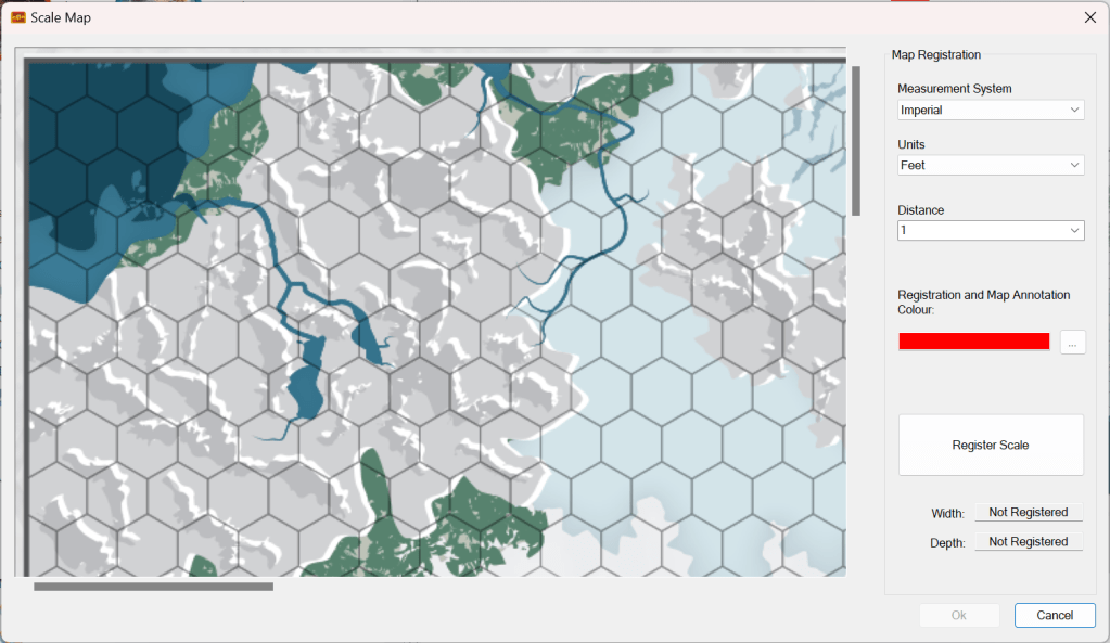 The old map scaling tool