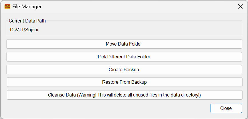Sojour v1.2.28.0 has now been released – featuring a new File&nbsp;Manager!