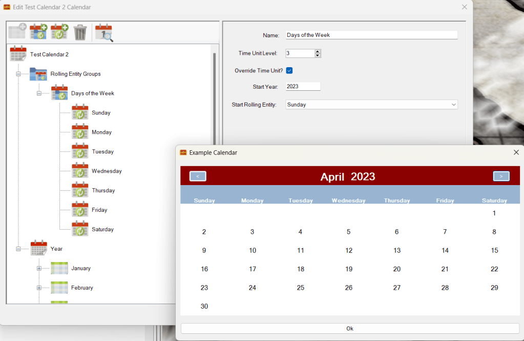Calendar Rolling Dates –&nbsp;Update